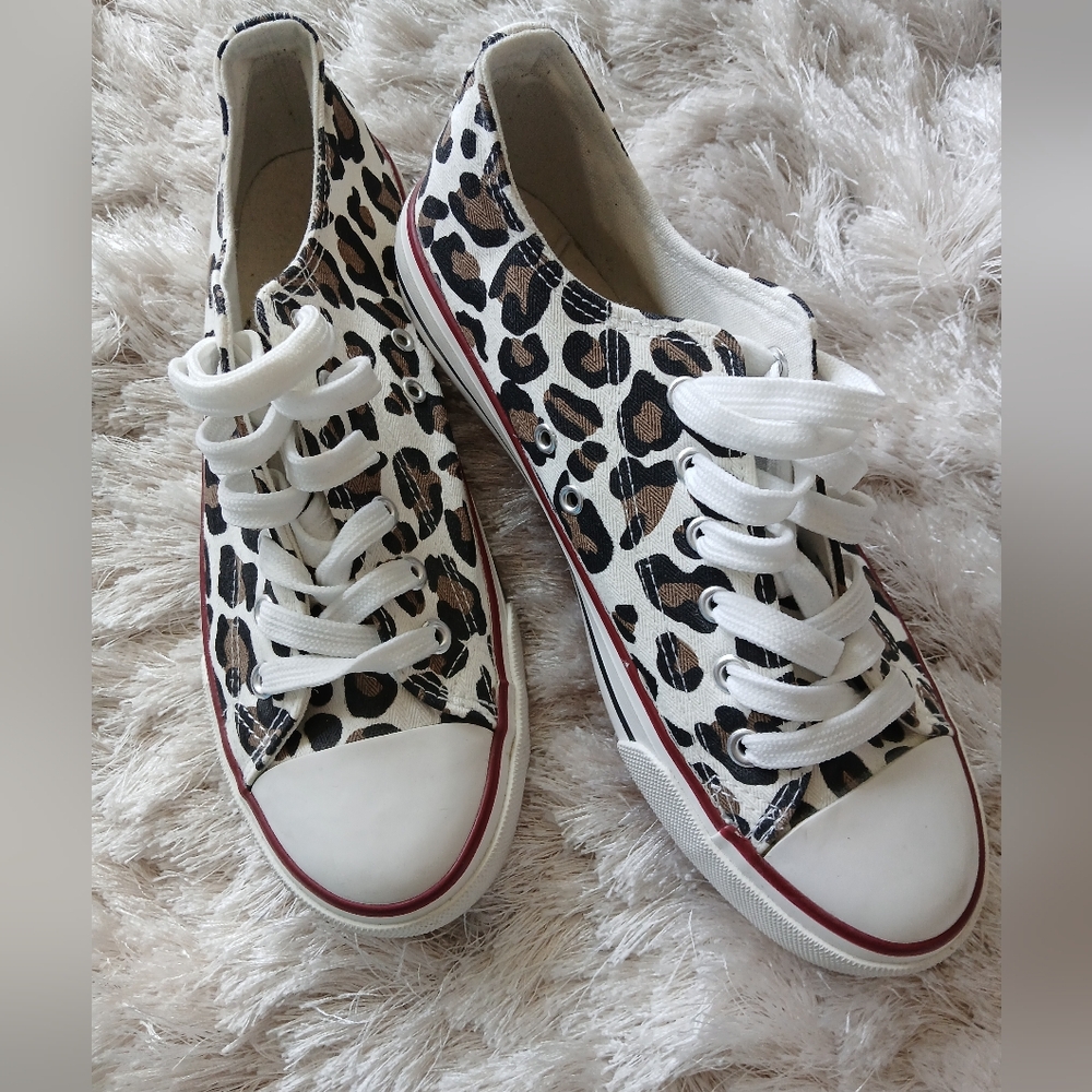Leopard Print Women's Sneakers
